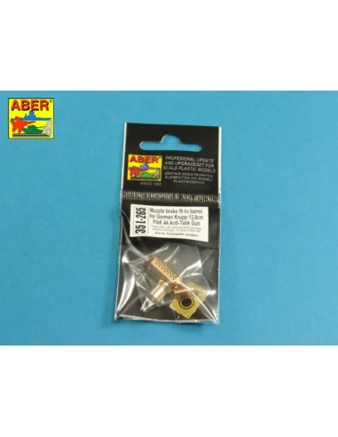 Muzzle brake fit to barrel for Krupp 12, 8cm PAK 44 Anti-Tank Gun (...