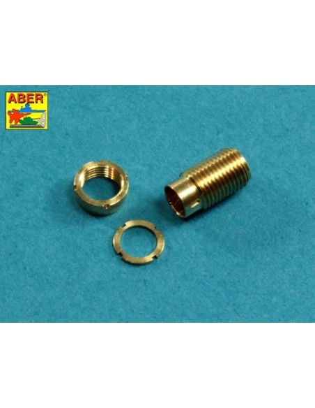 Muzzle brake fit to barrel for Krupp 12, 8cm PAK 44 Anti-Tank Gun (...