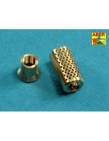 Muzzle brake fit to barrel for Krupp 12, 8cm PAK 44 Anti-Tank Gun (...