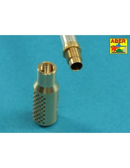 Muzzle brake fit to barrel for Krupp 12, 8cm PAK 44 Anti-Tank Gun (...