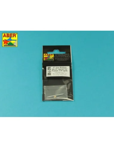 37 mm Bofors wz.37 barrel for Polish 7TP tank, 1/35 - Aber Models 3...