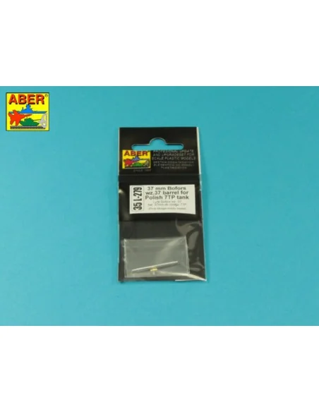 37 mm Bofors wz.37 barrel for Polish 7TP tank, 1/35 - Aber Models 3...