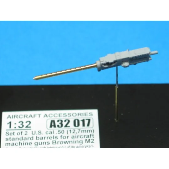 2 standard barrels for aircraft Browning M2 - Aber Models A32 017