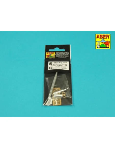 105 mm M-68 barrel with thermal shroud for M60A3 Tank, 1/35 - Aber ...