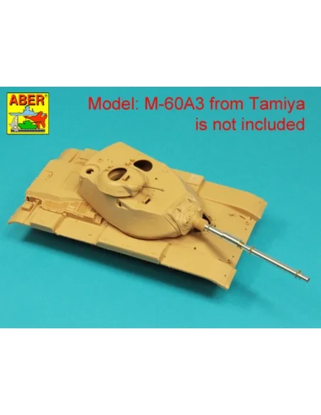 105 mm M-68 barrel with thermal shroud for M60A3 Tank, 1/35 - Aber ...