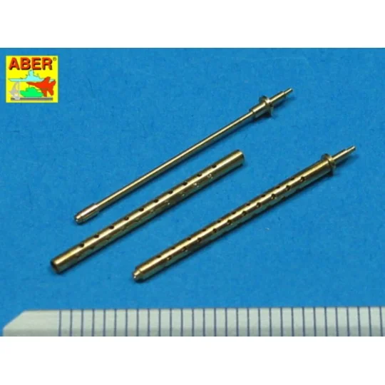 2 standard barrels for aircraft Browning M2, 1/32 - Aber Models A32...