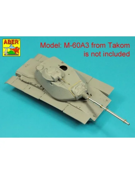 105 mm M-68 barrel with thermal shroud for M60A3 Tank, 1/35 - Aber ...