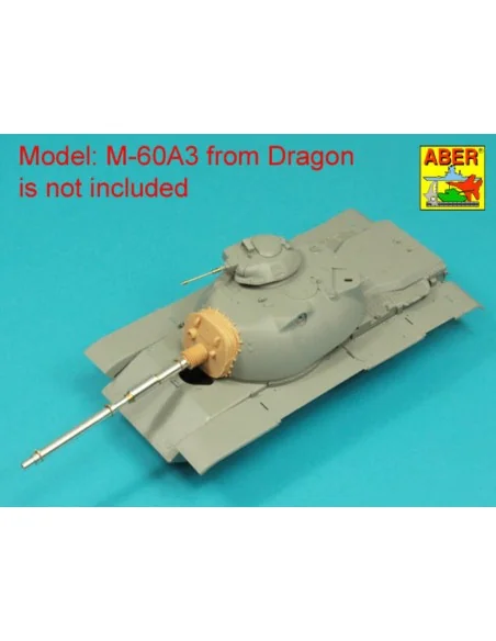 105 mm M-68 barrel with thermal shroud for M60A3 Tank, 1/35 - Aber ...