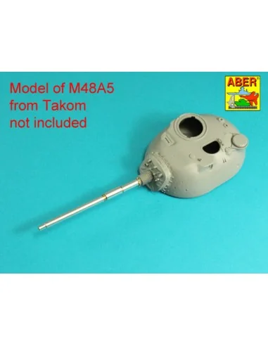 105 mm M-68 barrel with thermal shroud for M48A5 Tank, 1/35 - Aber ...