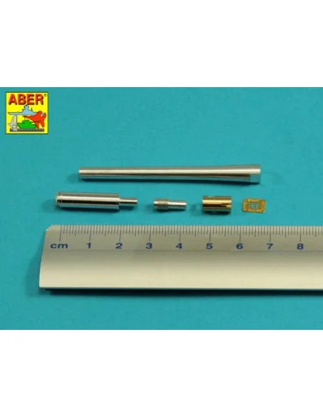 90 mm M-36 tank barrel cyrindrical Muzzle Brake without mantlet cov...