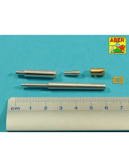 90 mm M-36 tank barrel cyrindrical Muzzle Brake with mantlet cover ...