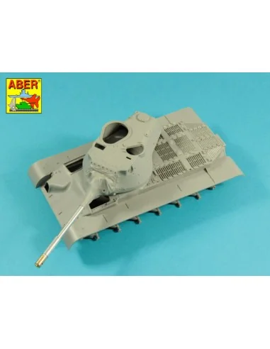 90 mm M-36 tank barrel cyrindrical Muzzle Brake with mantlet cover ...
