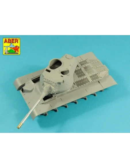 90 mm M-36 tank barrel cyrindrical Muzzle Brake with mantlet cover ...