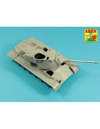 90 mm M-36 tank barrel cyrindrical Muzzle Brake with mantlet cover ...