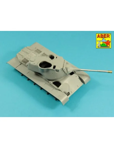 90 mm M-36 tank barrel cyrindrical Muzzle Brake with mantlet cover ...