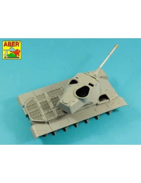 90 mm M-36 tank barrel cyrindrical Muzzle Brake with mantlet cover ...