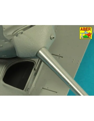 90 mm M-36 tank barrel cyrindrical Muzzle Brake with mantlet cover ...