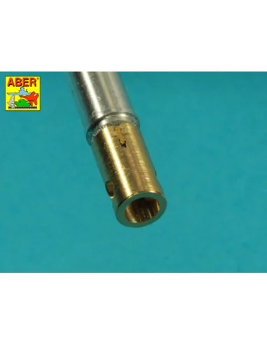 90 mm M-36 tank barrel cyrindrical Muzzle Brake with mantlet cover ...