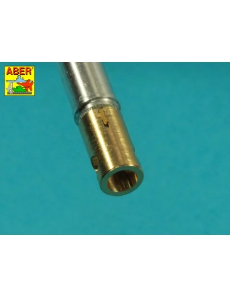 90 mm M-36 tank barrel cyrindrical Muzzle Brake with mantlet cover ...