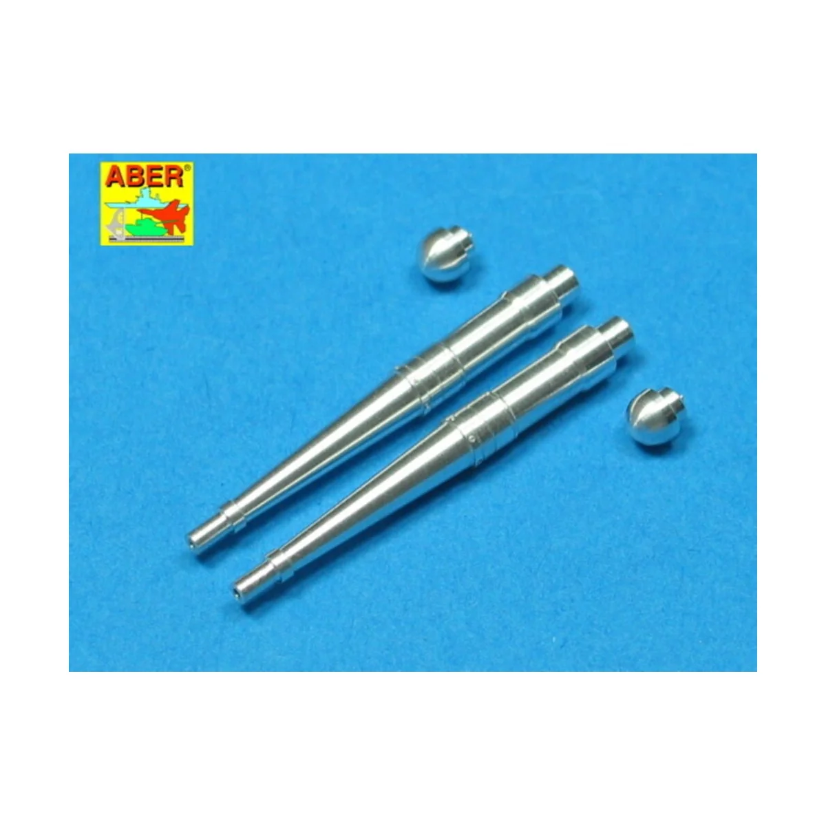 2 barrels for Hispano 20mm for Spitfire, 1/32 - Aber Models A32 022