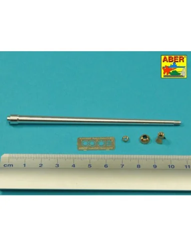 7, 5cm gun barrel with single baffle muzzle brake for German Tank T...