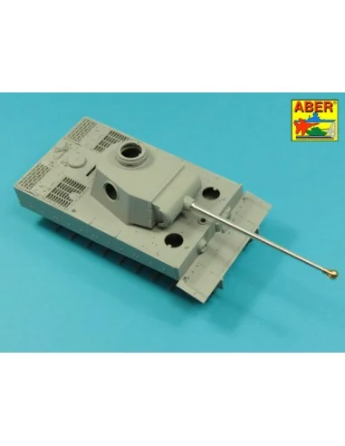 7, 5cm gun barrel with single baffle muzzle brake for German Tank T...