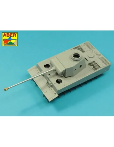 7, 5cm gun barrel with single baffle muzzle brake for German Tank T...