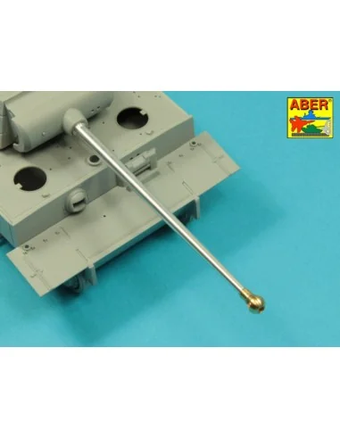 7, 5cm gun barrel with single baffle muzzle brake for German Tank T...