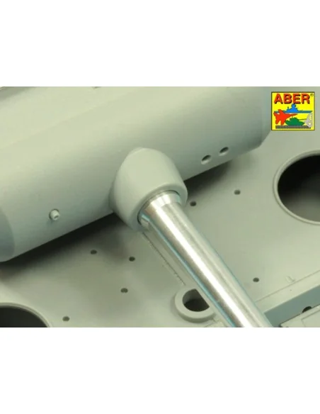 7, 5cm gun barrel with single baffle muzzle brake for German Tank T...