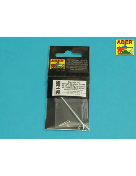 Barrels for BritishCruiser Tanks Mk.IIA, A10 Mk.IA and also Mk.I A9...
