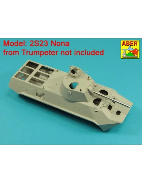 120mm 2A60 barrel for Russian 2S23 Nona, 1/35 - Aber Models 35 L-308