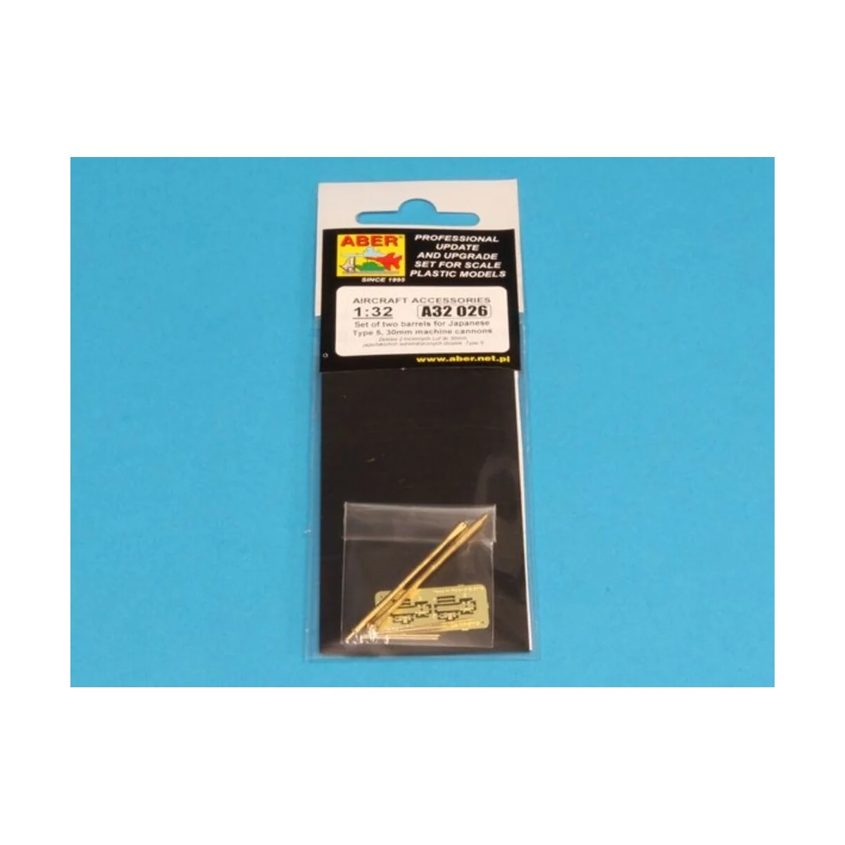 Barrels for Japanese 30mm Type 5, 1/32 - Aber Models A32 026