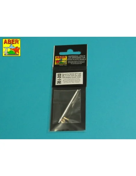 Barrel for 6 pdr Mk.IV (57mm) A/T Gun with ball muzzle brake, 1/35 ...