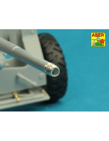 Barrel for 6 pdr Mk.IV (57mm) A/T Gun with ball muzzle brake, 1/35 ...