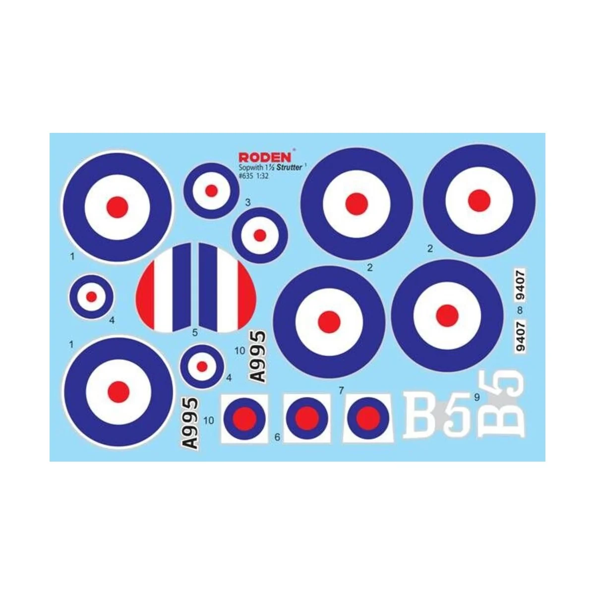 Sopwith 11/2 Strutter, 1/32 - Roden 635 Sopwith 11/2 Strutter, 1/32 - Roden 635