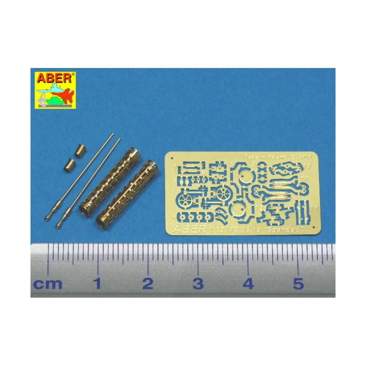Barrels for MG 08/15, 1/32 - Aber Models A32 040 Barrels for MG 08/15, 1/32 - Aber Models A32 040