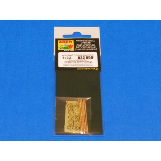 Barrels for M61A1, 1/32 - Aber Models A32 050 Barrels for M61A1, 1/32 - Aber Models A32 050