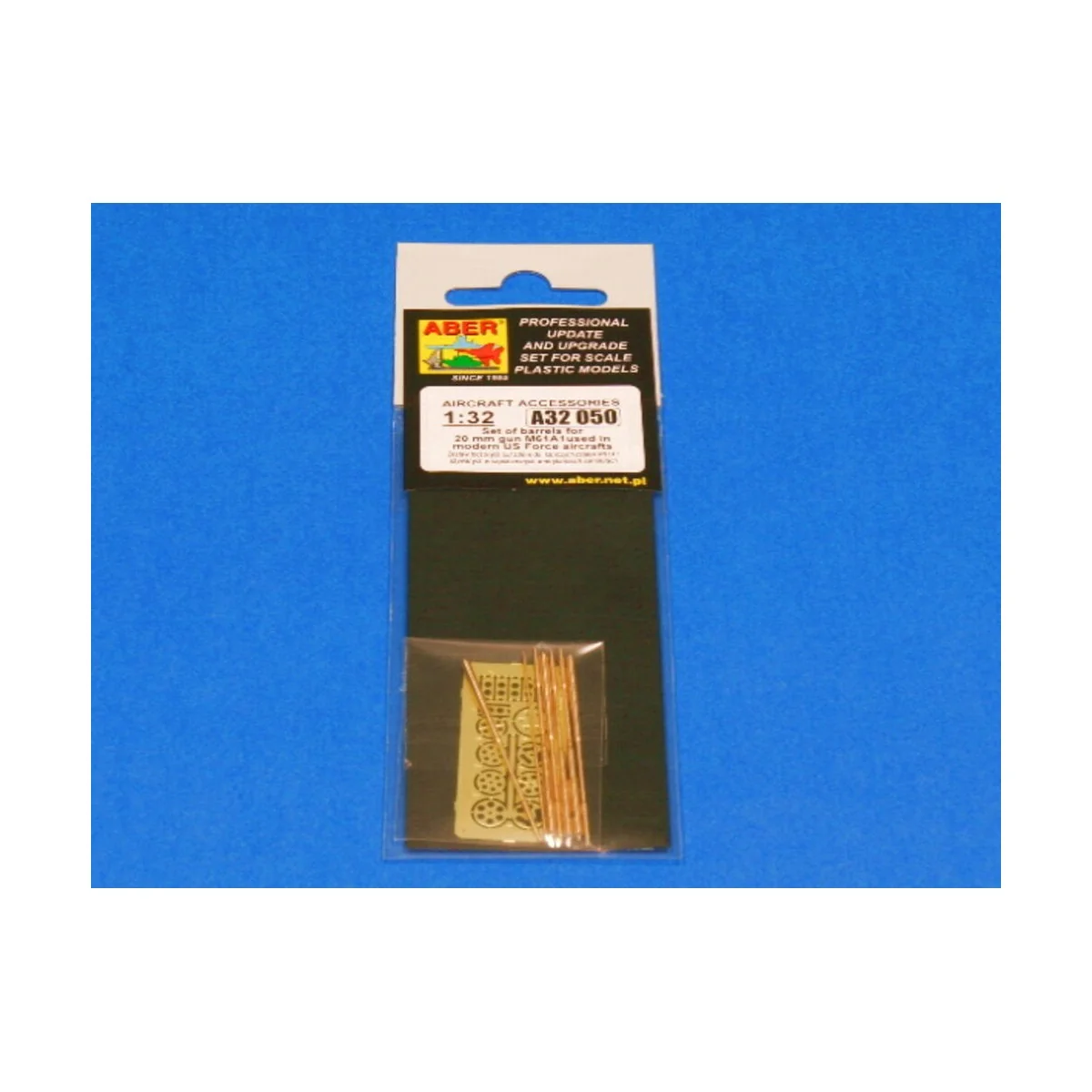 Barrels for M61A1, 1/32 - Aber Models A32 050 Barrels for M61A1, 1/32 - Aber Models A32 050