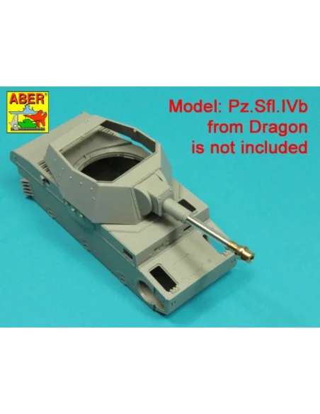 Germ. 10, 5 cm L/28 Barrel for Pz.Sfl.IVb or Heuschrecke Ivb, 1/35 ...