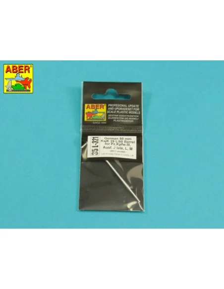 Germ.50mm KwK39L/60 Barrel Pz.Kpfw.IIIAusfJ, L, M., 1/35 - Aber Mod...