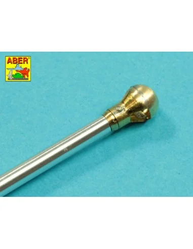 Germ.75mm barrel for KwK40L/43 with single baffle muzzle brake for ...