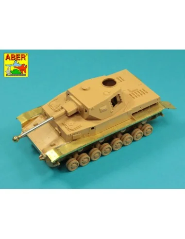 Germ.75mm barrel for KwK40L/43 with single baffle muzzle brake for ...