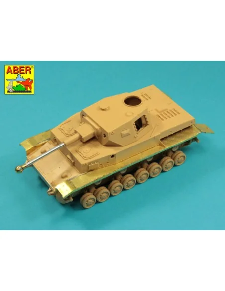Germ.75mm barrel for KwK40L/43 with single baffle muzzle brake for ...