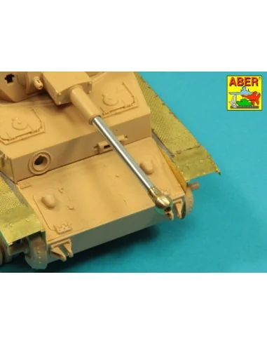 Germ.75mm barrel for KwK40L/43 with single baffle muzzle brake for ...