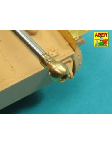 Germ.75mm barrel for KwK40L/43 with single baffle muzzle brake for ...