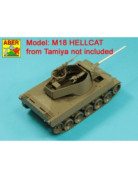 [NO_DESC] 76mm M1A1 Barrel for M18 Helcat U.S. Tank Destroyer, 1/35...