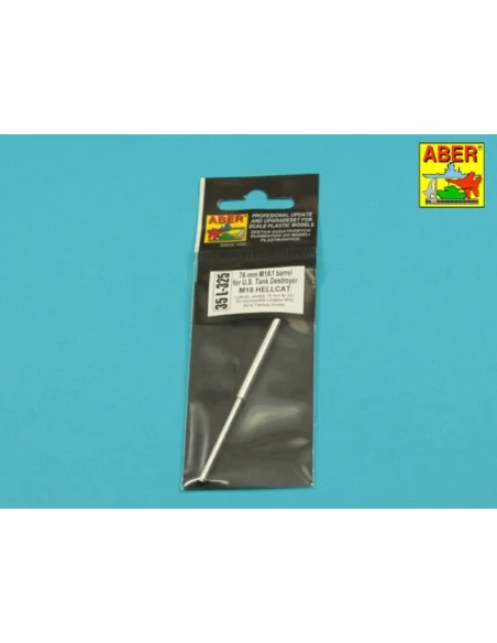 [NO_DESC] 76mm M1A1 Barrel for M18 Helcat U.S. Tank Destroyer, 1/35...