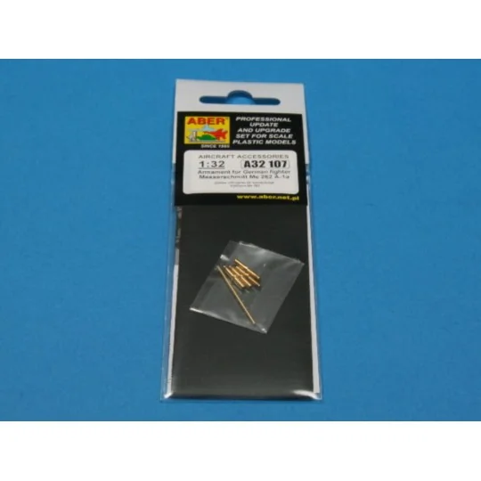 Armament for Me 262 A-1a, 1/32 - Aber Models A32 107 Armament for Me 262 A-1a, 1/32 - Aber Models A32 107