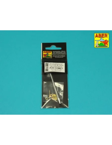 Barrel for British A34 Comet (Tamiya), 1/35 - Aber Models 35 L-332