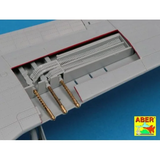 6 barrels for P-51 Mustang, 1/32 - Aber Models A32 108 6 barrels for P-51 Mustang, 1/32 - Aber Models A32 108